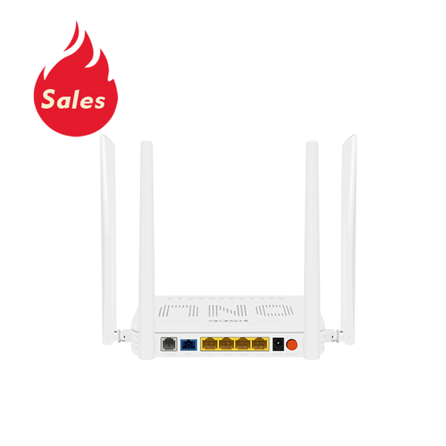 4 Antennas Xpon Onu with Voice To Router Cable