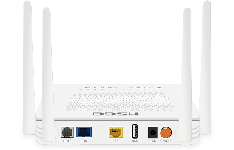 1GE+1POTS+1USB+2.4G+5.8G（1200M）wifi XPON ONU
