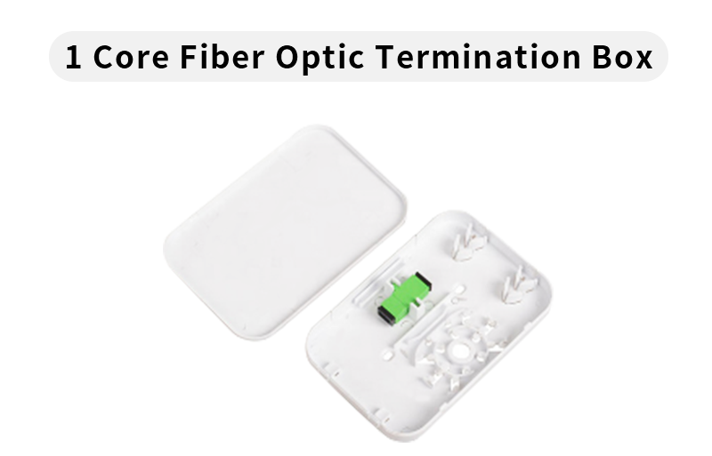 1 Core fiber optic termination box